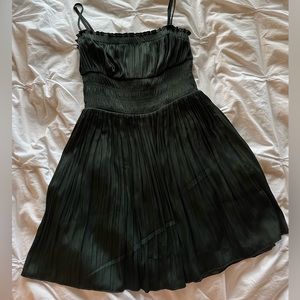 Free people intimately dark green slip dress